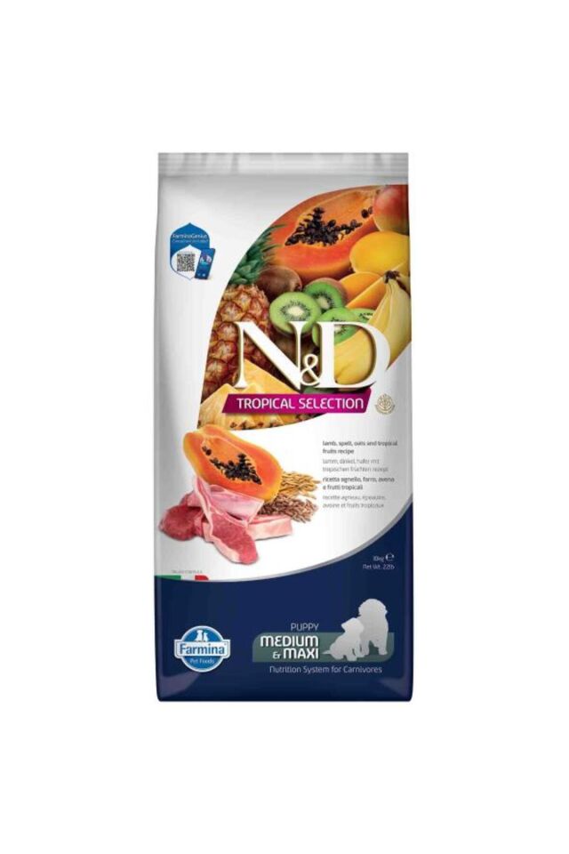 Tropical Selection Kuzu Etli Orta ve Büyük Irk Yavru Köpek Maması 10kg