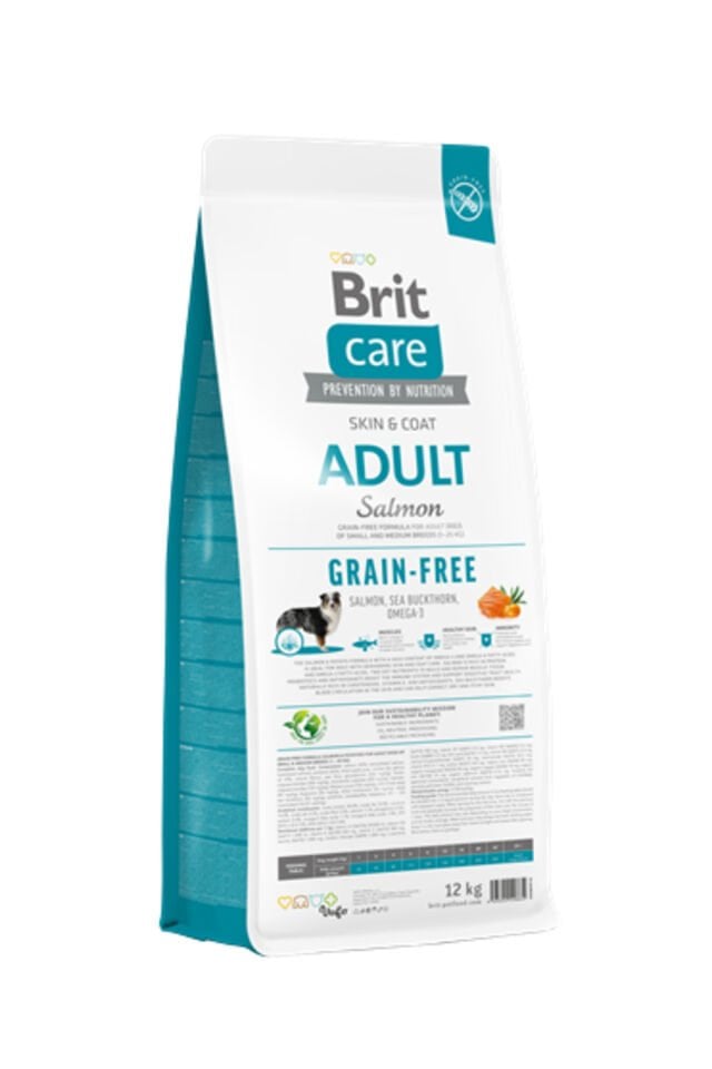 Skin & Coat Tahılsız Somonlu Orta Irk Yetişkin Köpek Maması 12 kg