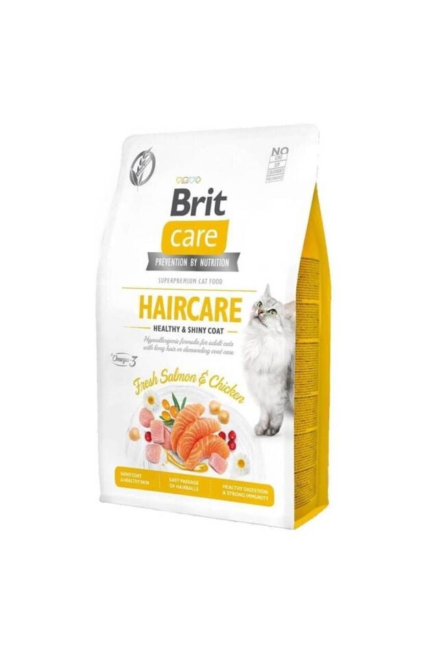 Tahılsız Haircare Tavuklu Somonlu Kedi Maması 2 Kg