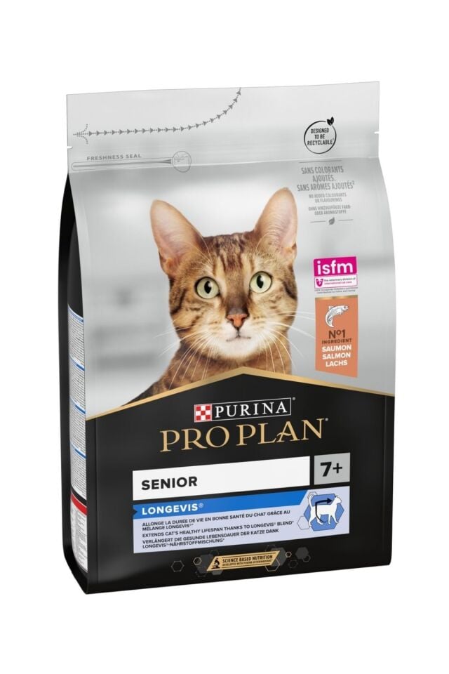 Pro plan Senior +7 Somonlu Yaşlı Kedi Maması 3 Kg