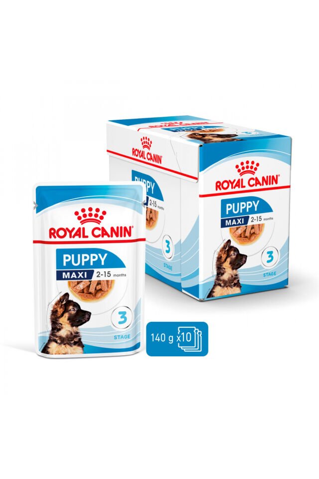 Royal Canin Maxi Puppy 140 gr 10'lu Yavru Köpek Yaş Maması