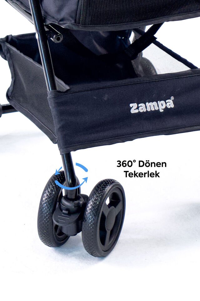 Showtime Kedi Ve Köpek Arabası Siyah 42x69.5x88 Cm