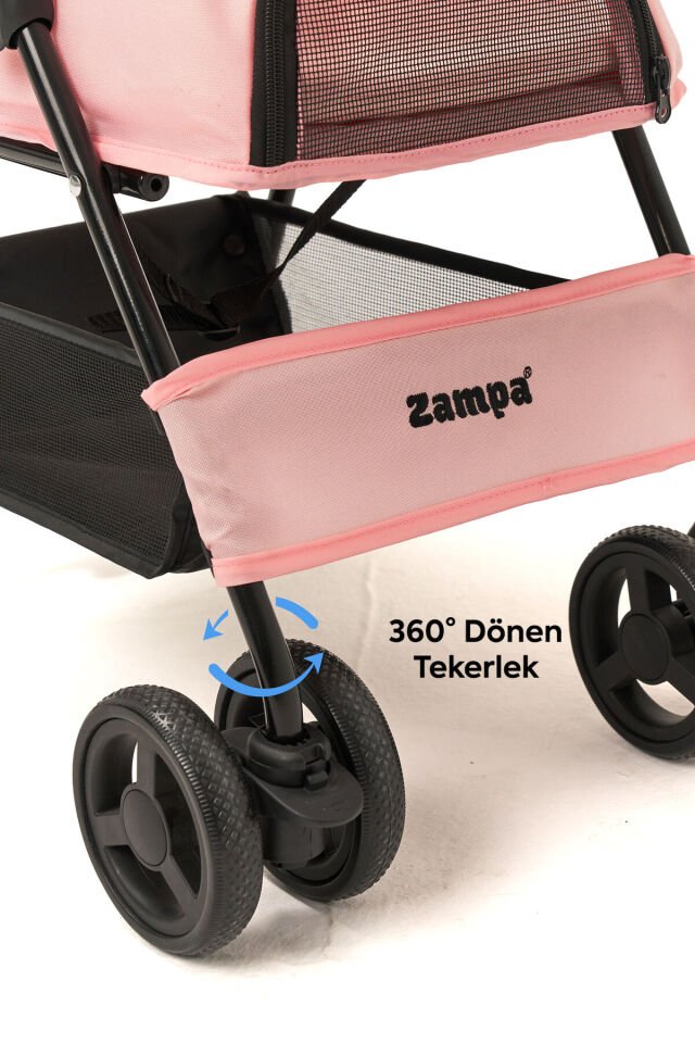 Showtime Kedi/köpek Arabası 42x69.5x88cm Pembe