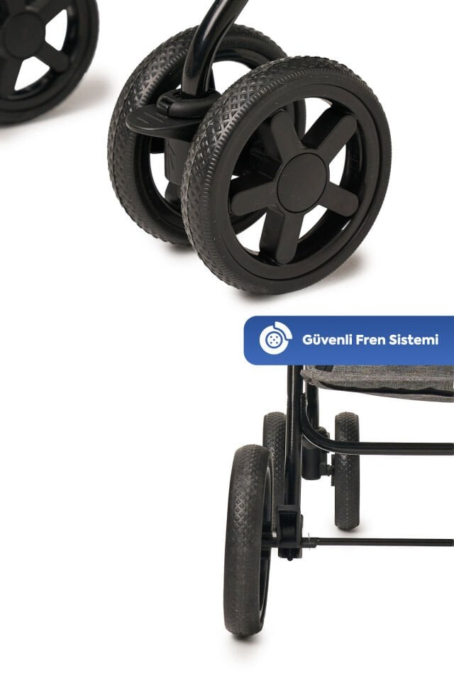 Sp01-g Tourist Kedi Ve Köpek Arabası Gri 46x85x91.5 Cm