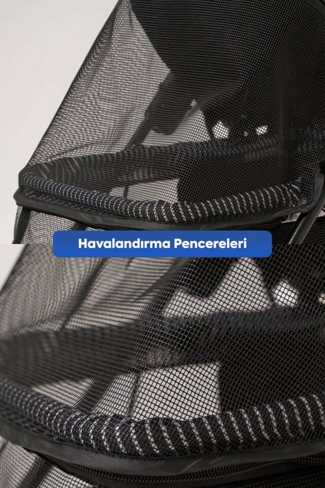 Tourist Kedi Köpek Puseti Siyah 46x85x91,5