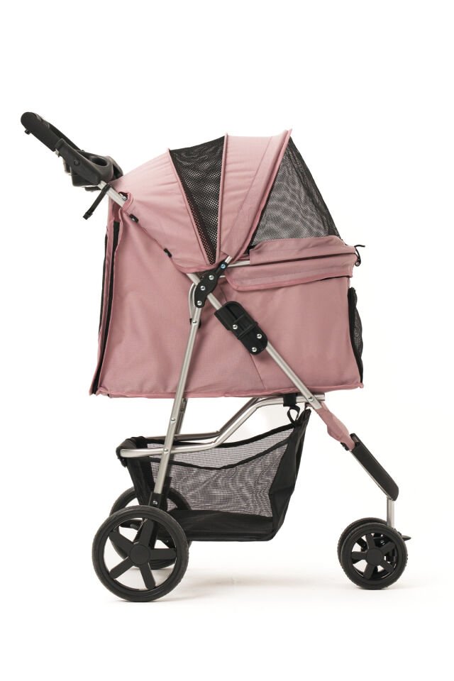 Triboro Kedi & Köpek Arabası Pembe, 45x80x90cm