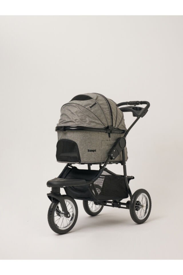 Melona Kedi Ve Köpek Arabası Gri 57x84x107 Cm