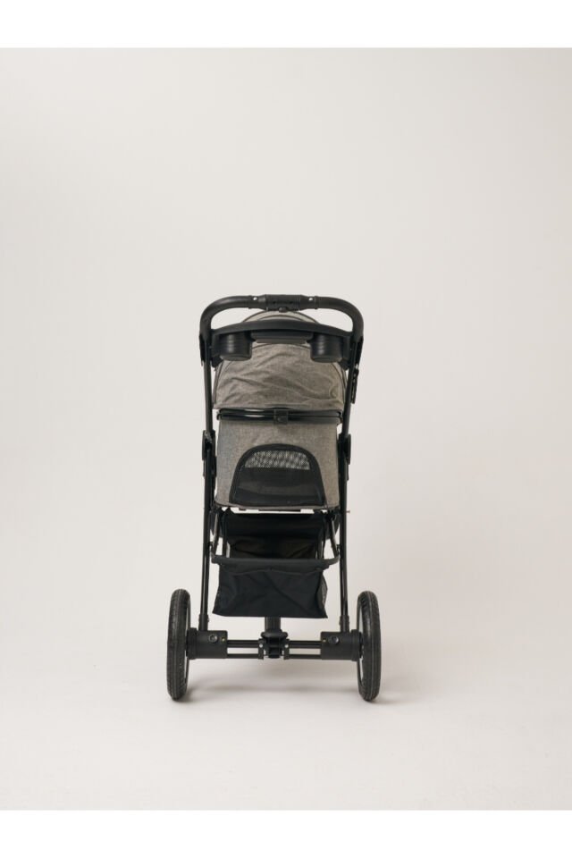 Melona Kedi Ve Köpek Arabası Gri 57x84x107 Cm