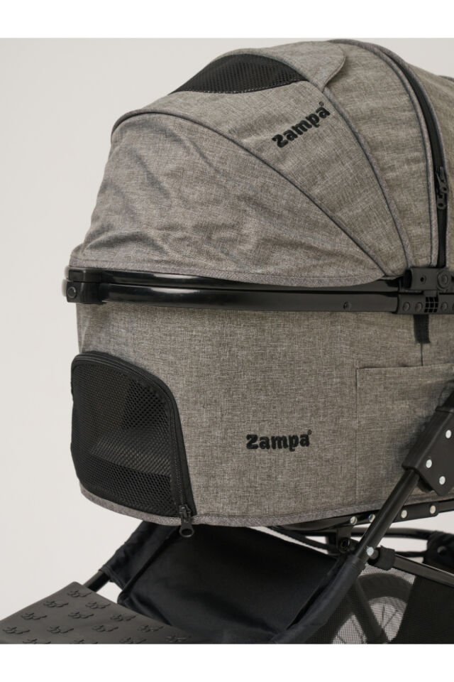 Melona Kedi Ve Köpek Arabası Gri 57x84x107 Cm