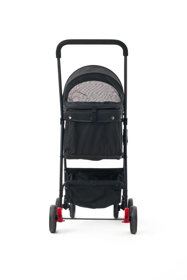 Flux Kedi & Köpek Arabası Siyah 45×63×93 cm