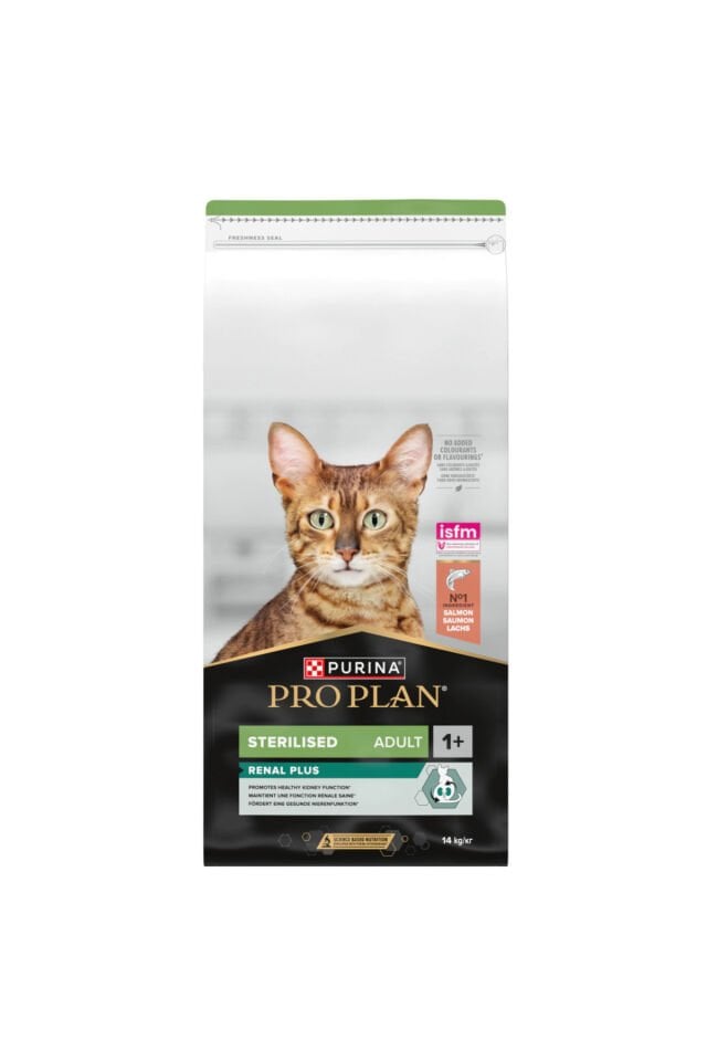 Proplan Sterilised Somonlu Kısır Renal Kedi Maması 14 KG