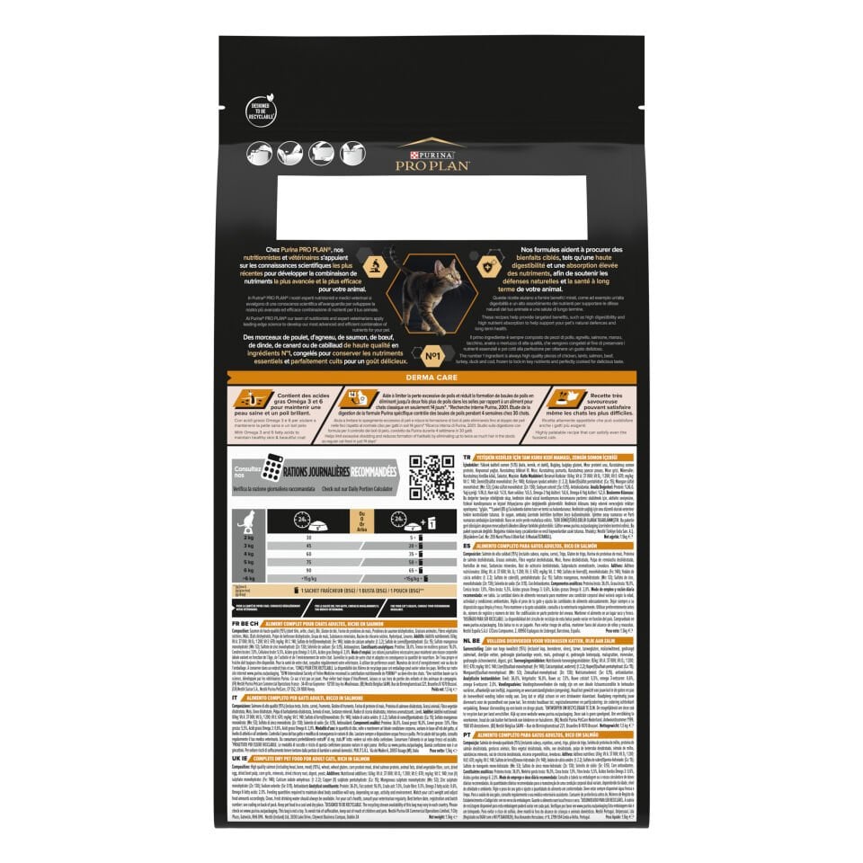 Pro Plan Derma Care Elegant Somonlu Yetişkin Kedi Maması 1,5kg