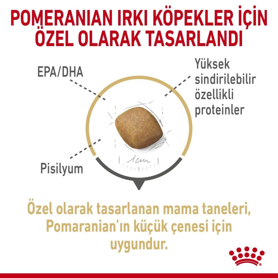 Royal Canin Pomeranian Özel Irk Yetişkin Köpek Maması 3kg