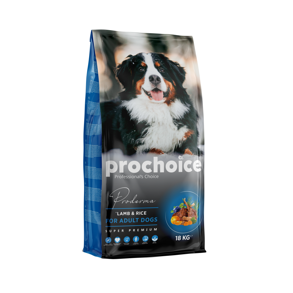 ProChoice Proderma Kuzu Eti ve Pirinçli Köpek Maması 18kg
