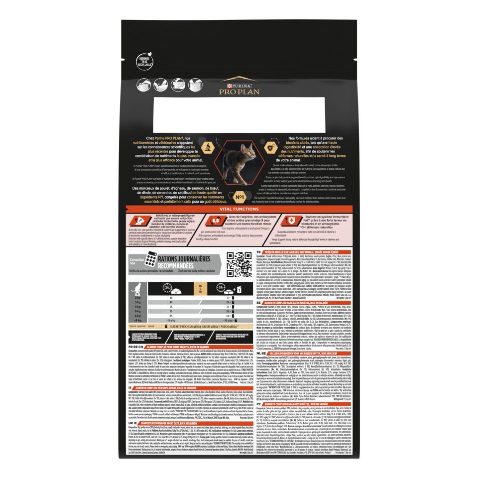 Pro Plan Adult Vital Functions Somonlu Yetişkin Kedi Maması 10kg