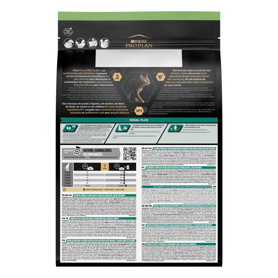 Pro Plan Steril Hindi Etli Kısırlaştırılmış Kedi Maması 3kg