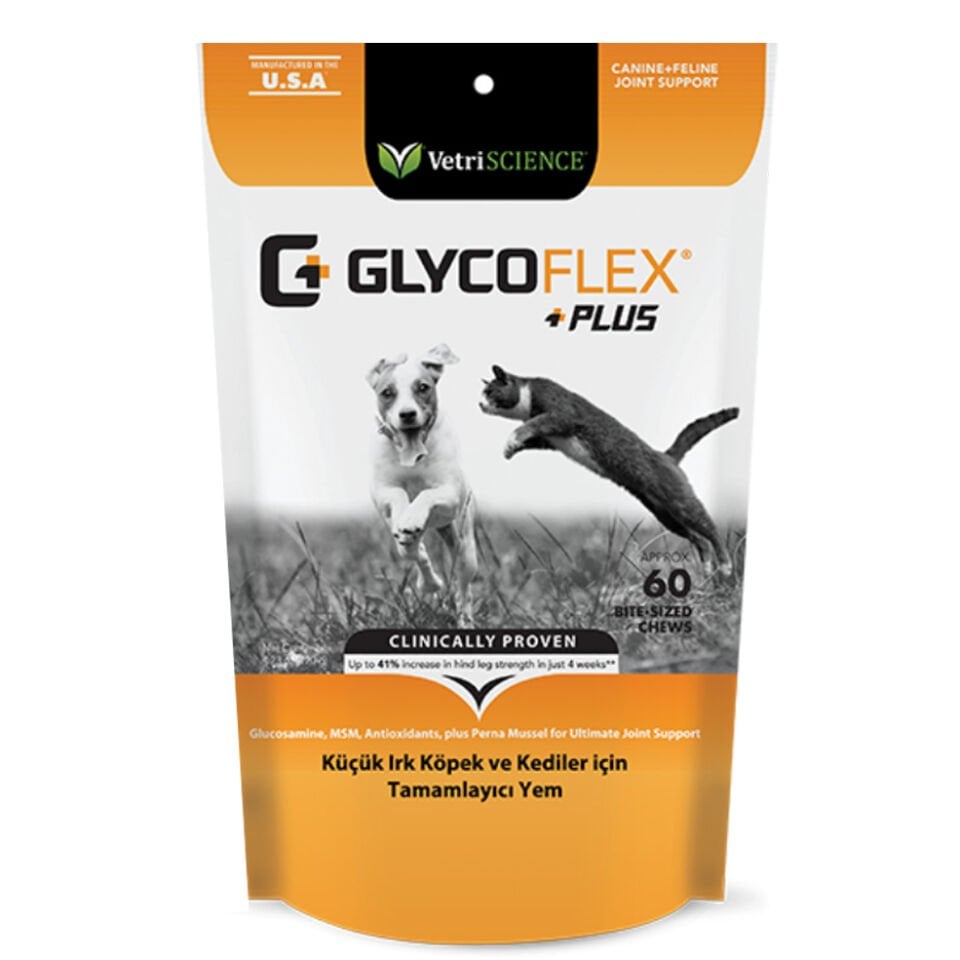 Vetri-Science Glyco Flex Plus Small Kedi & Küçük Irk Köpek Eklem Destekleyici 60 Tablet