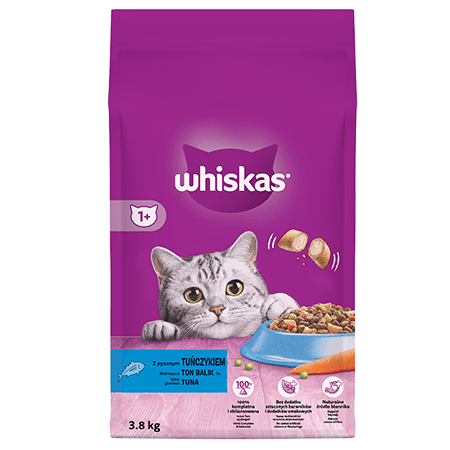 Whiskas Ton Balıklı ve Sebzeli Yetişkin Kedi Maması 3.8kg