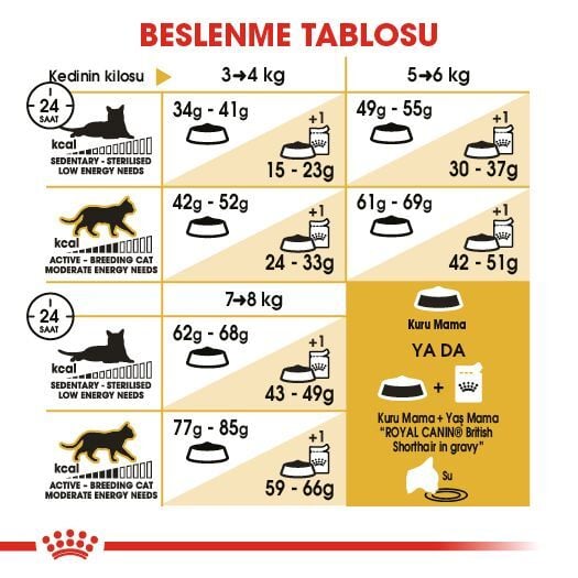 Royal Canin British Shorthair Yetişkin Kedi Maması 10kg