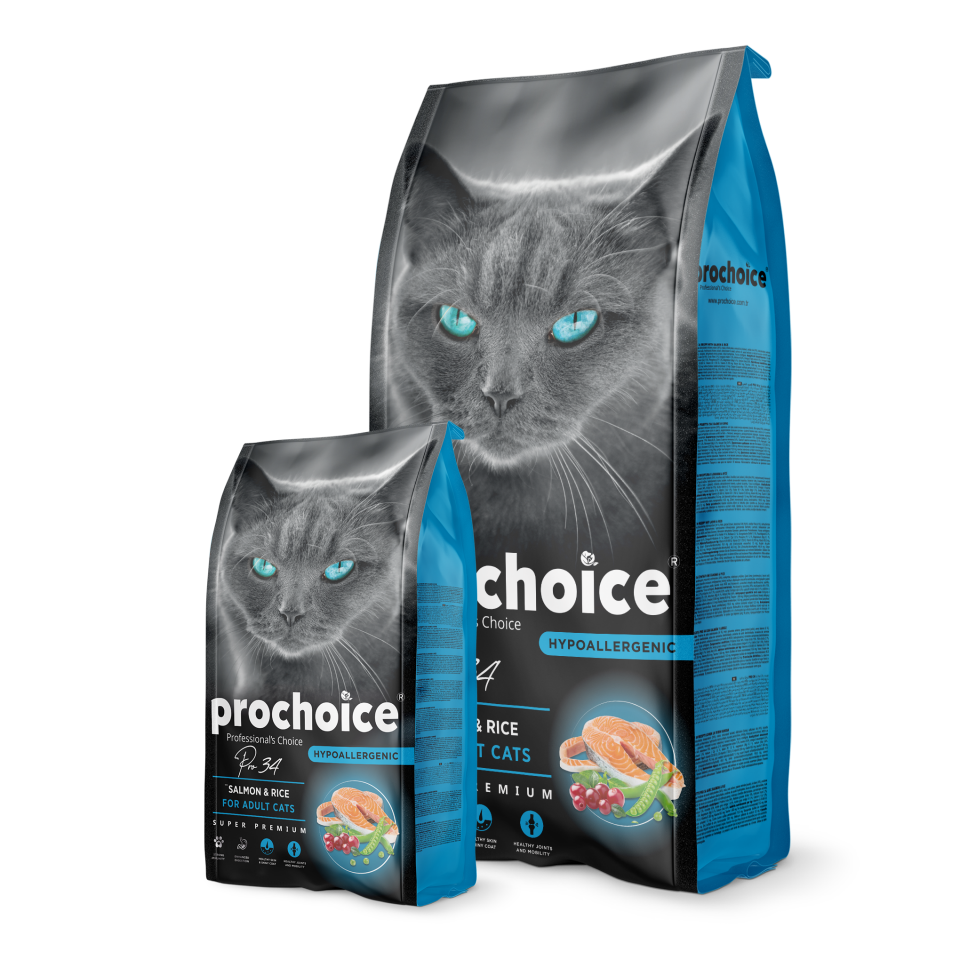 ProChoice Pro 34 Somon ve Pirinçli Yetişkin Kedi Maması 15kg