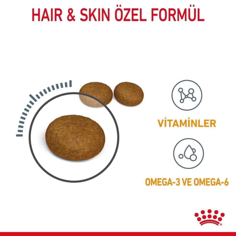 Royal Canin Hair & Skin Deri ve Tüy Sağlığı İçin Yetişkin Kedi Maması 4kg