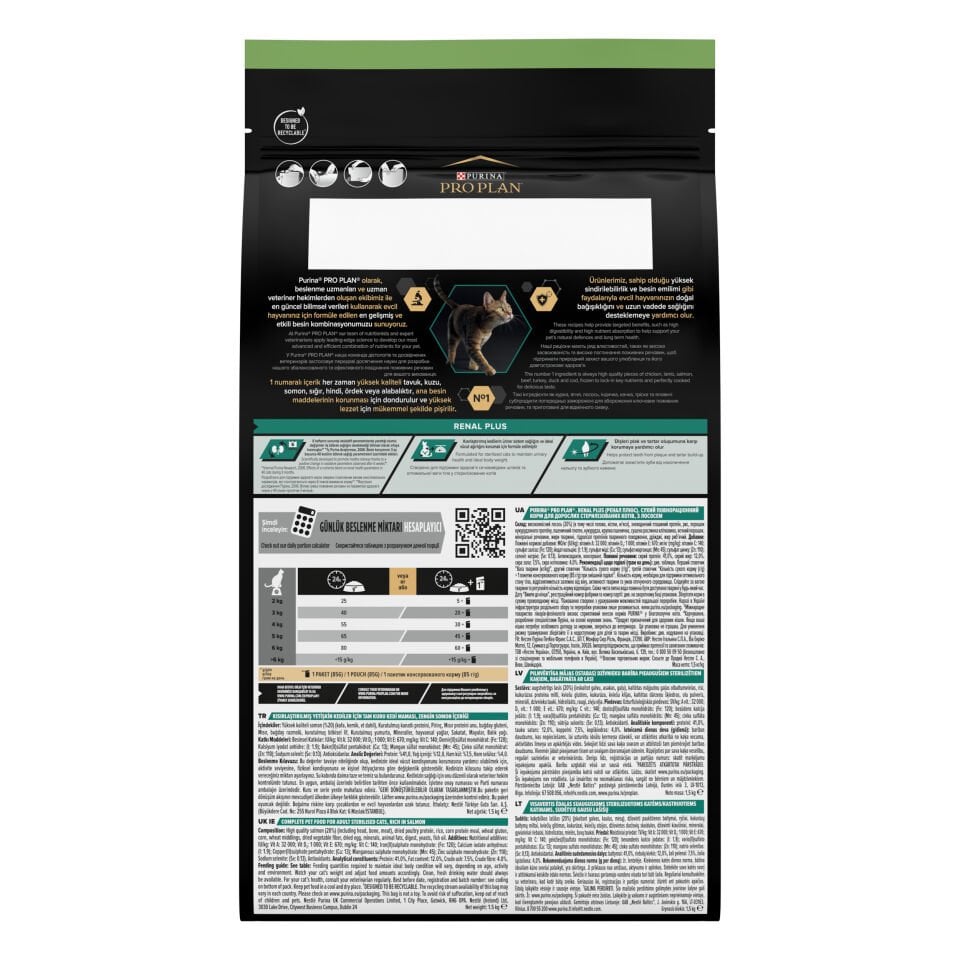 Pro Plan Steril Somonlu Kısırlaştırılmış Kedi Maması 1,5kg