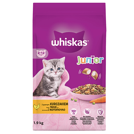 Whiskas Kitten Tavuklu Yavru Kedi Maması 1,9Kg