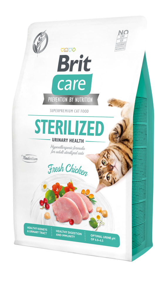 Brit Care Steril Urinary Tahılsız Tavuklu Kısırlaştırılmış Kedi Maması 2kg