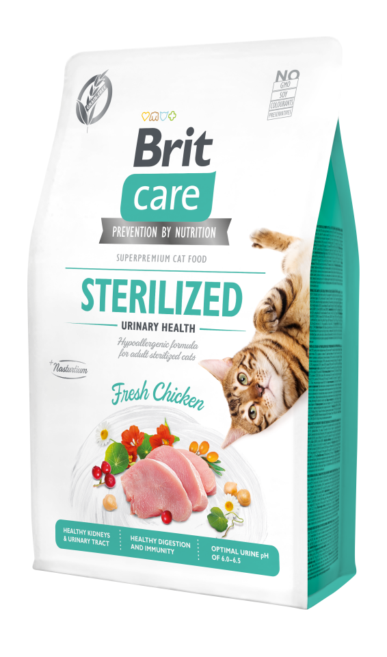 Brit Care Steril Urinary Tahılsız Tavuklu Kısırlaştırılmış Kedi Maması 2kg