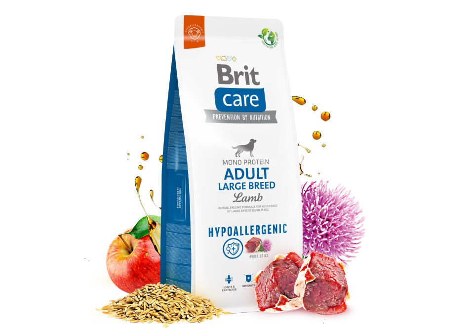 Brit Care Mono Protein Hipoalerjenik Kuzulu Büyük Irk Yetişkin Köpek Maması 12kg