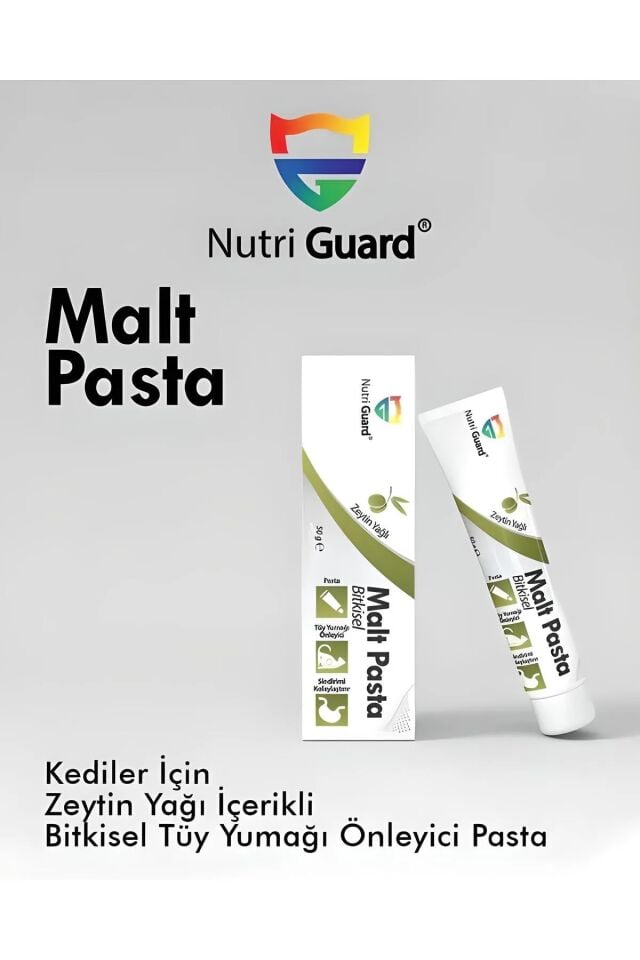 Nutri Guard Zeytinyağı Içeren Kedi Malt Pasta