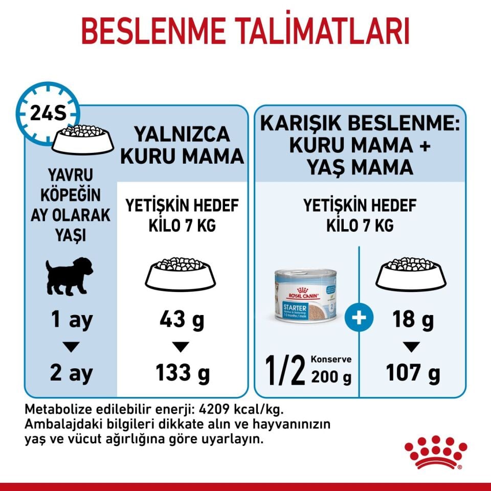 Royal Canin Mini Starter Köpek Maması 4kg