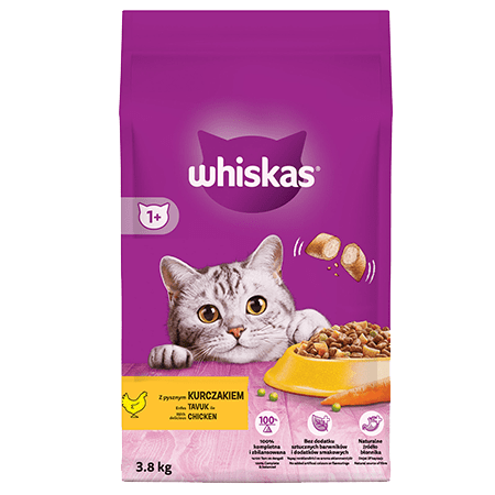 Whiskas Tavuklu ve Sebzeli Yetişkin Kedi Maması 3.8kg
