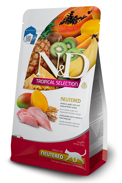 ND Tropical Selection Tavuklu Kısırlaştırılmış Kedi Maması 10kg