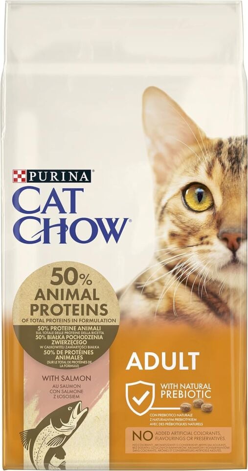 Cat Chow Somon Balıklı Yetişkin Kedi Maması 15kg