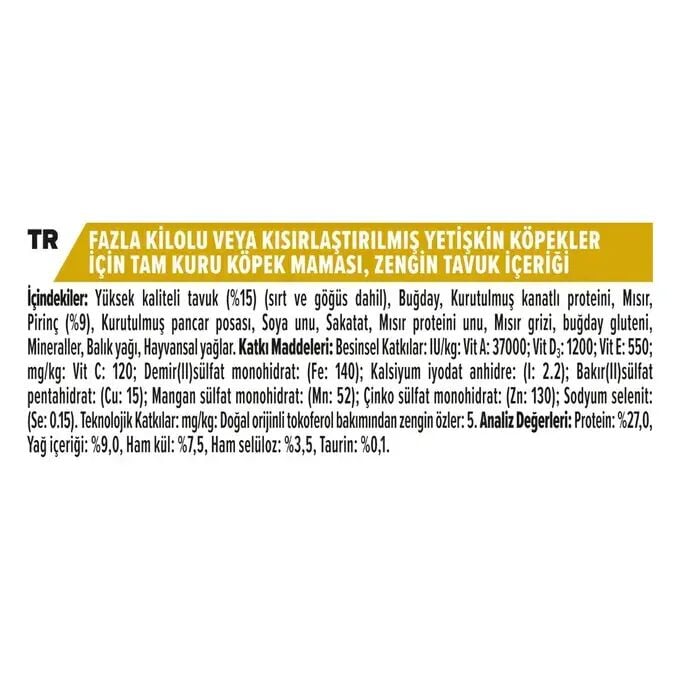 Pro Plan Light Sterilised Balıklı Köpek Maması 14kg