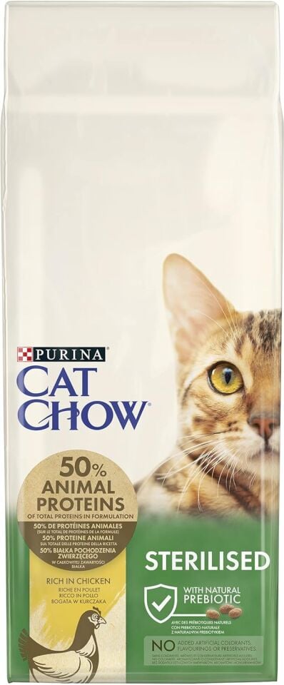 Cat Chow Tavuklu Kısırlaştırılmış Kedi Maması 15kg