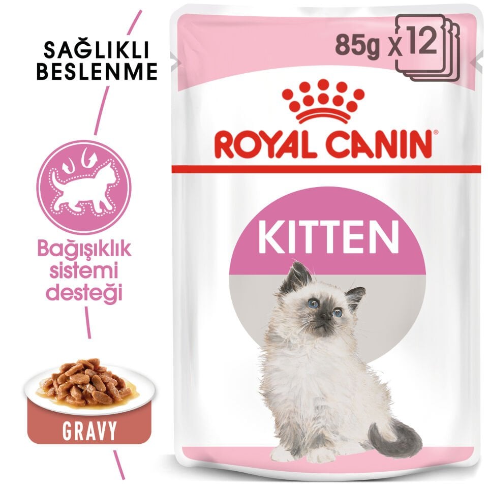 Royal Canin Kitten Gravy Yavru Kedi Konservesi 85gr x 12 Adet