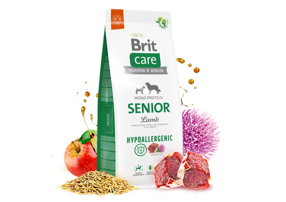 Brit Care Senior Hipoalerjenik Kuzu Etli Yaşlı Köpek Maması 12kg