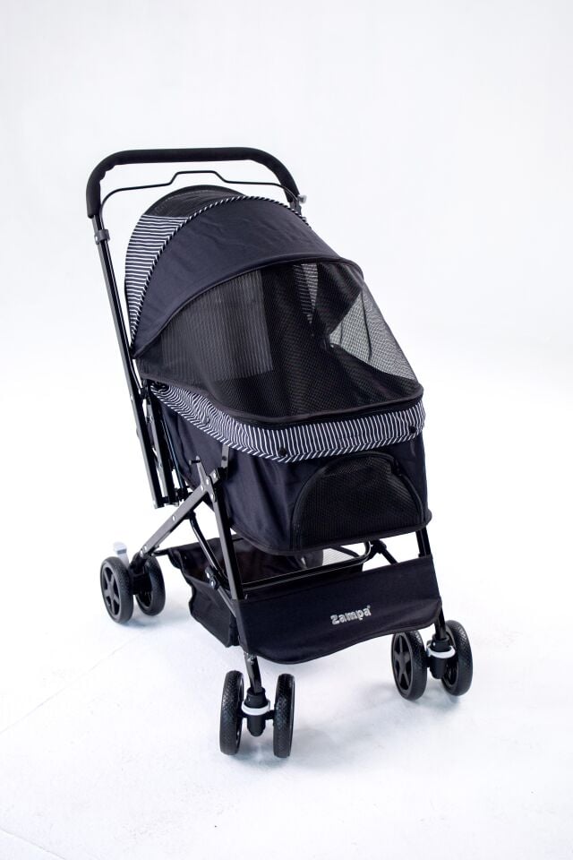 Zampa Nova Kedi ve Köpek Arabası Siyah 52x76.5x95 Cm