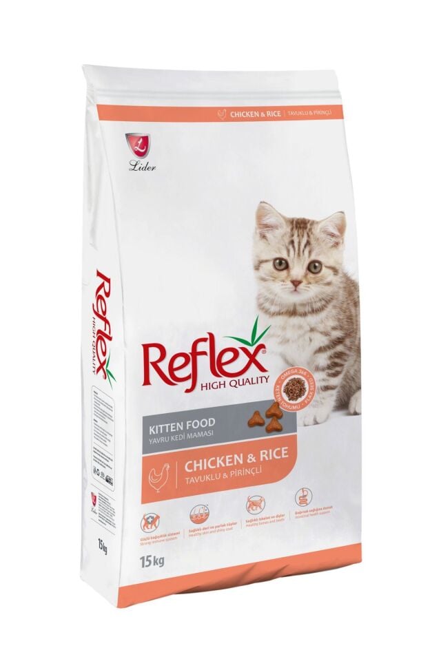 YAVRU KEDİ KİTTEN TAVUKLU PİRİNÇLİ 15 KG 1 ADET