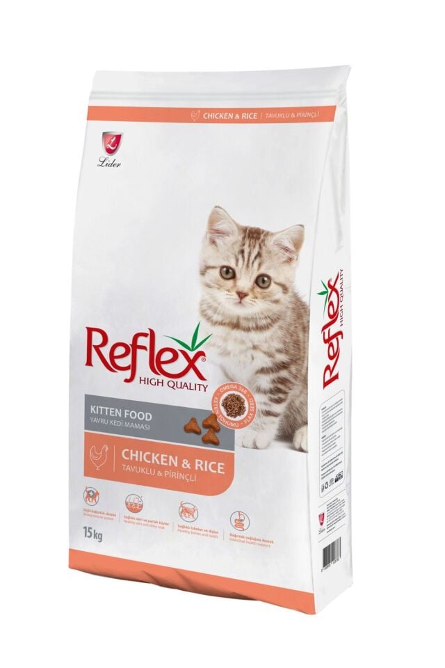 YAVRU KEDİ KİTTEN TAVUKLU PİRİNÇLİ 15 KG 1 ADET