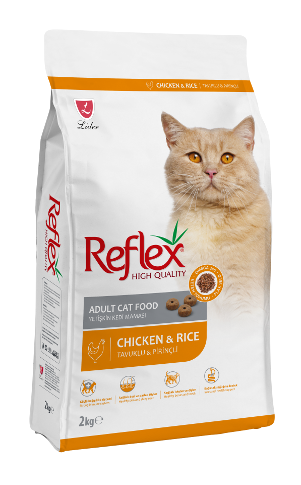 Reflex Tavuklu Pirinçli Yetişkin Kedi Maması 2 Kg