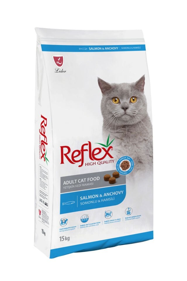 Somonlu ve Hamsili Yetişkin Kedi Maması 15 kg