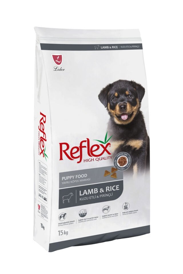 Kuzu Etli ve Pirinçli Yavru Köpek Maması 15 kg