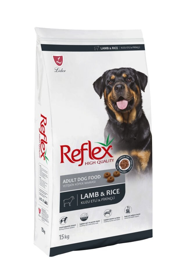 Kuzu Etli ve Pirinçli Yetişkin Köpek Maması 15 kg