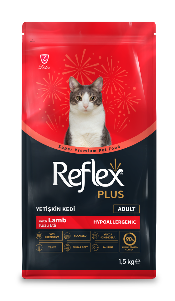 Reflex Plus Kuzu Etli Yetişkin Kedi Maması 1,5 Kg