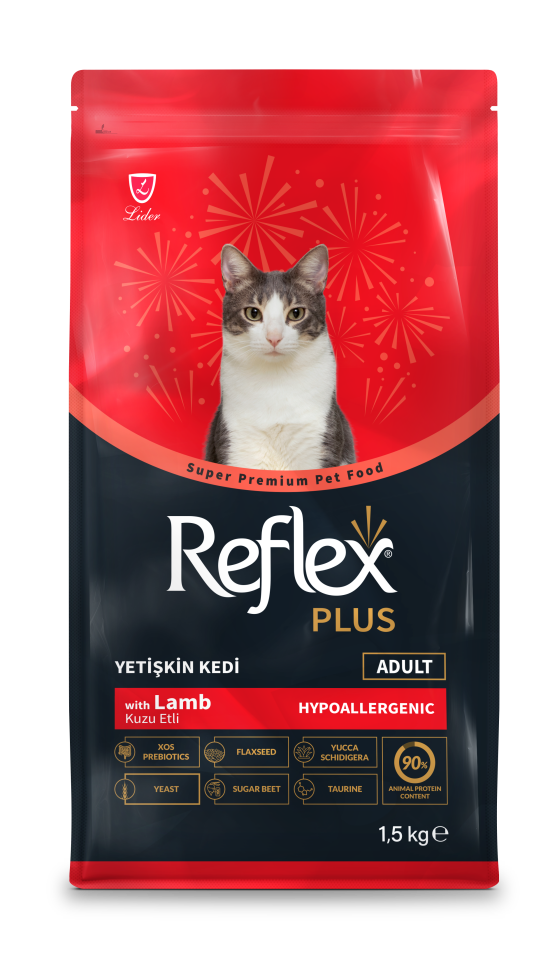 Reflex Plus Kuzu Etli Yetişkin Kedi Maması 1,5 Kg