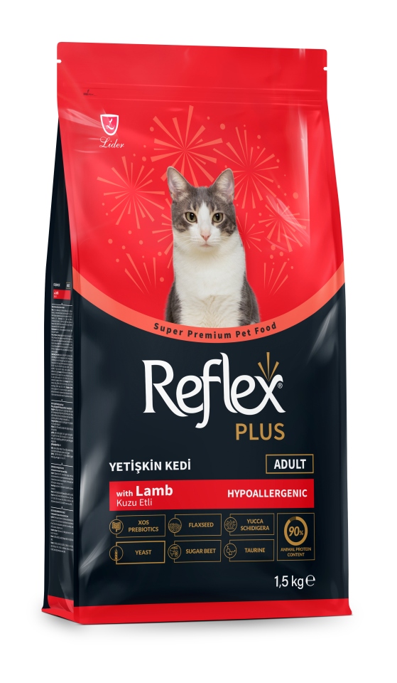 Reflex Plus Kuzu Etli Yetişkin Kedi Maması 1,5 Kg