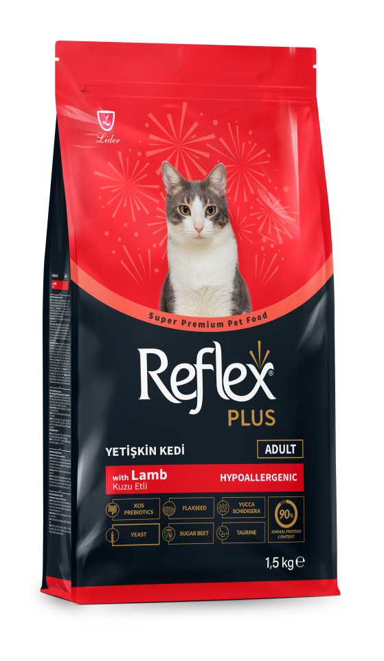 Reflex Plus Kuzu Etli Yetişkin Kedi Maması 1,5 Kg